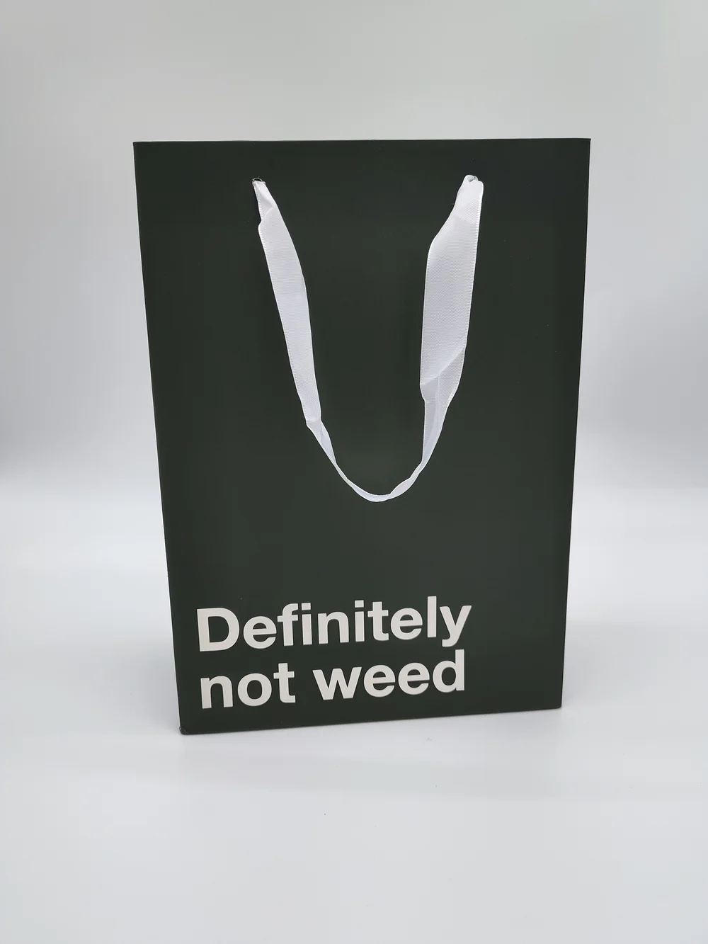 Funny Gift Bag Definitely Not Weed Novelty Party Humor Large Gag Gift